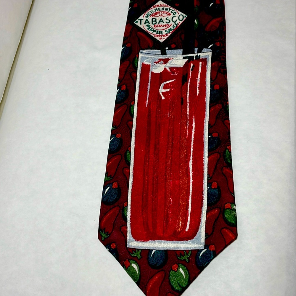 Bloody Mary Tabasco tie